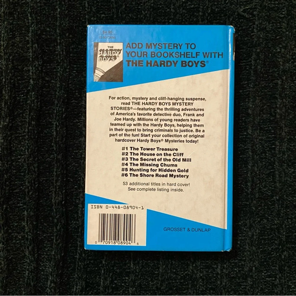 The Missing Chums (Hardy Boys Book 4) Hardcover by Franklin W. Dixon - Picture 3 of 7